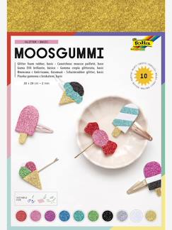 Speelgoed-Creatieve activiteiten-Plakken en vormgeven-Glitter schuim, 10 vellen BASIC FOLIA 