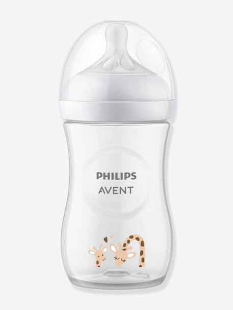 Biberon 260 ml Philips AVENT Natural Response gris+jaune - vertbaudet enfant 