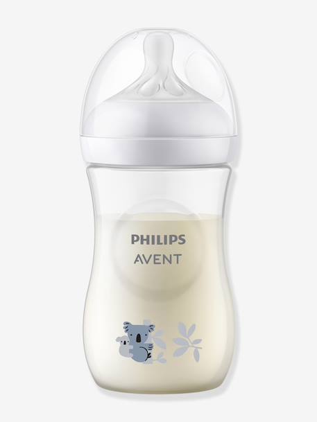 Biberon 260 ml Philips AVENT Natural Response gris+jaune - vertbaudet enfant 