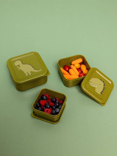 TRIXIE lunchbox blauw+geel+groen+nude+sinaasappel - vertbaudet enfant 