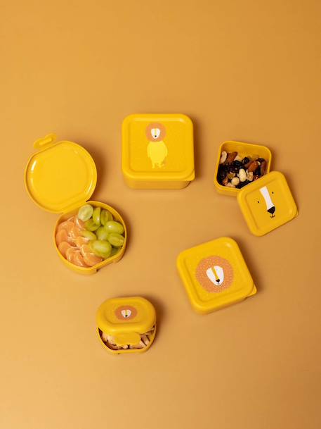Boite à goûter bleu+jaune+orange+rose nude+vert - vertbaudet enfant 