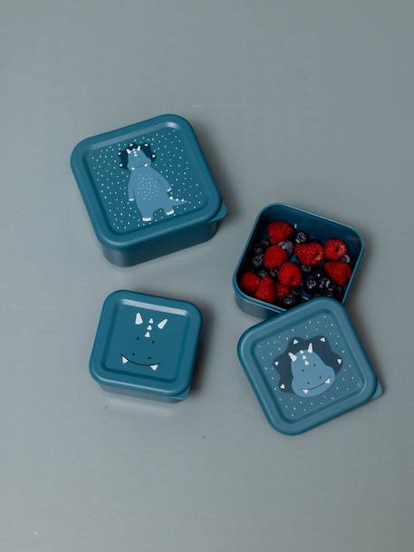 Boite à goûter bleu+jaune+orange+rose nude+vert - vertbaudet enfant 