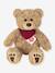 Peluche Teddy Curtis avec foulard 30 cm Teddy Hermann marron - vertbaudet enfant 