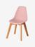Chaise maternelle design scandinave rose - vertbaudet enfant 