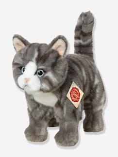 Jouet-Premier âge-Peluche Chat debout 20 cm rayé Teddy Hermann