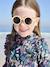 Lunettes de soleil rondes enfant beige - vertbaudet enfant 