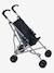 Rieten kinderwagen voor pop blauw+ecru+geel+groen+wit - vertbaudet enfant 