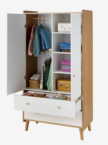 Armoire 2 portes Moonlight blanc - vertbaudet enfant 
