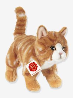 Jouet-Premier âge-Peluche chat debout 20 cm tigré Teddy Hermann