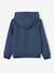 Ritssweater mt capuchon sport BASICS jongens antraciet+BLEU FONCE UNI AVEC DECOR+dennen - vertbaudet enfant 