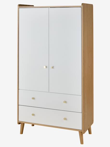 Armoire 2 portes Moonlight blanc - vertbaudet enfant 