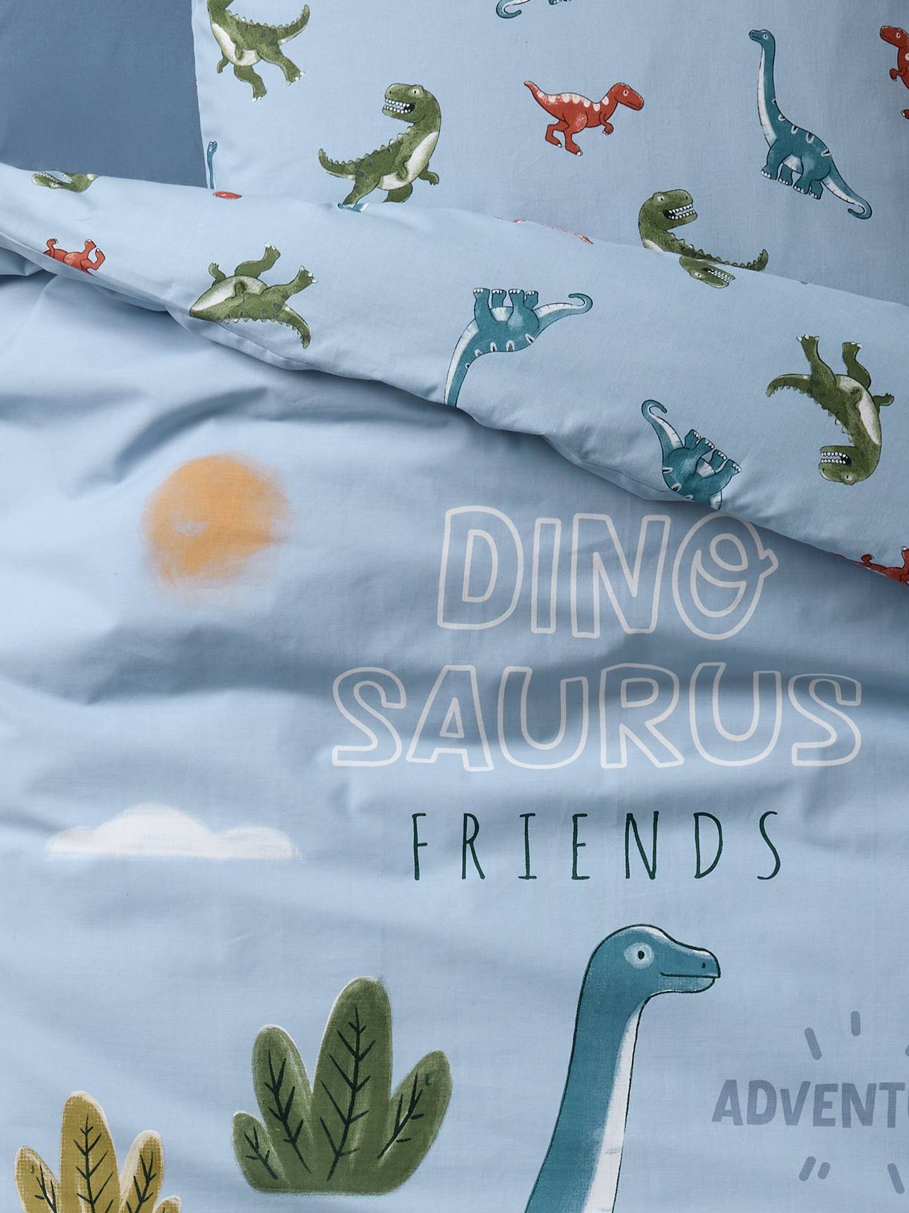 Housses De Coussin Dinosaure 33x45 Cm - Lot De 2, Velours, Imprimé Plantes Tropicales, Déco Chambre Enfant - 2