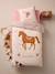 Parure housse de couette + taie d'oreiller ARIZONA DREAM, avec coton recyclé blanc imprimé - vertbaudet enfant 