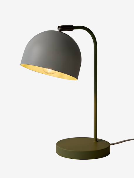 Tafellamp van tweekleurig metaal kaneel+rozen+saliegroen - vertbaudet enfant 