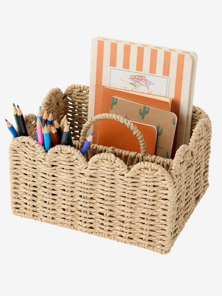 Pot à crayons feston beige - vertbaudet enfant 