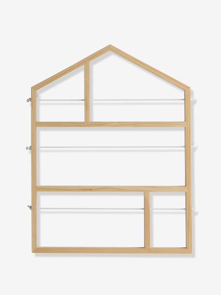 Pêle-mêle maison en bois beige - vertbaudet enfant 