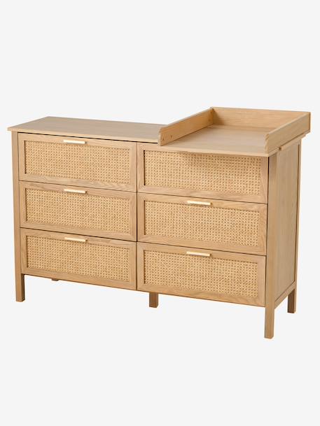 Commode dubbel riet met 6 laden, diepte 42cm - ELLA hout - vertbaudet enfant 