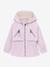 Veste mi-saison imperméable fille avec doublure polaire MATALGEA bois de rose+rose poudré+vert sauge - vertbaudet enfant 