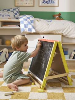 Speelgoed-Creatieve activiteiten-Klein 3-in-1 opvouwbaar tekenbord gemaakt van FSC 100%®-hout