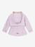 Waterdichte meisjesjas voor het tussenseizoen met fleecevoering MATALGEA MINI A TURE lila (poederkleur)+roze (poederkleur)+rozenhout+saliegroen - vertbaudet enfant 