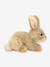 Peluche lapin assis 18 cm Teddy Hermann beige - vertbaudet enfant 
