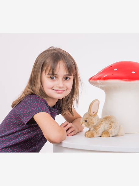 Peluche lapin assis 18 cm Teddy Hermann beige - vertbaudet enfant 