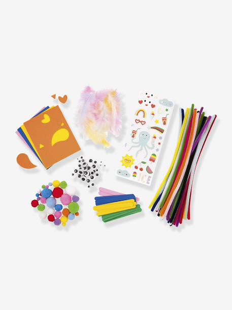 Doe-het-zelf kit chenille draden, 212 stuks RAINBOW FOLIA meerkleurig - vertbaudet enfant 