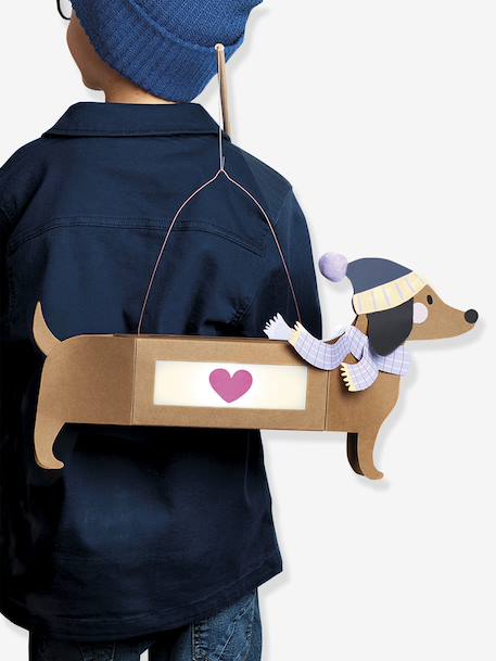 Lanterne DIY AUTUMN FRIENDS folia marron - vertbaudet enfant 