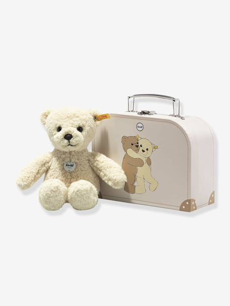 Ours en peluche MILA Steiff avec valise 21 cm pour enfants beige - vertbaudet enfant 