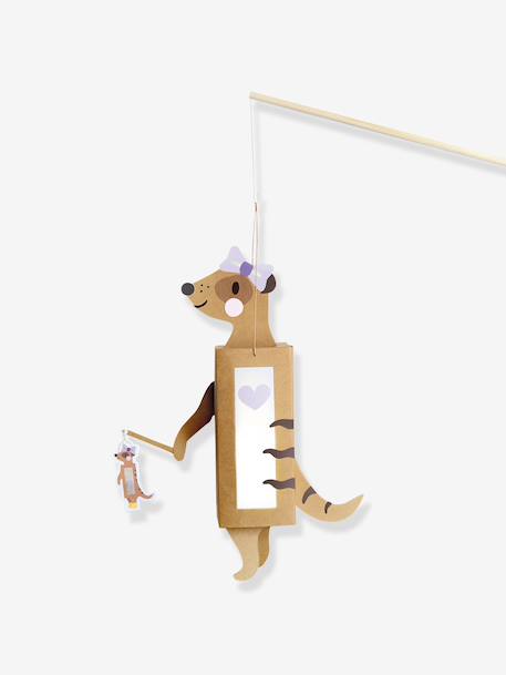 Lanterne DIY AUTUMN FRIENDS folia marron - vertbaudet enfant 