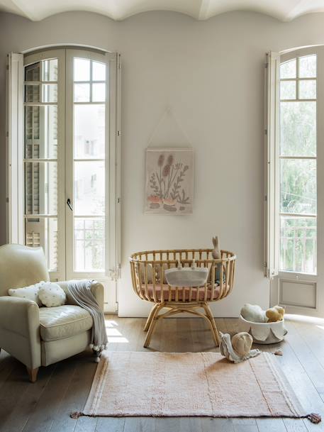 Tapis Bloom rose nude - vertbaudet enfant 