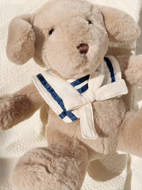 Luca sailor peluche chien marron - vertbaudet enfant 