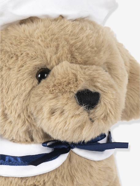 Pluchen hond Milou en zijn kussen KONGES SLOJD bruin - vertbaudet enfant 