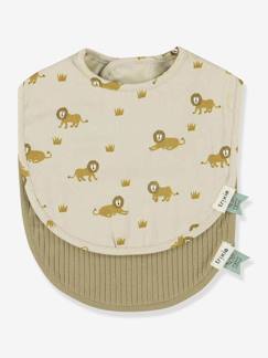 -Set van 2 TRIXIE slabbetjes voor pasgeborenen 