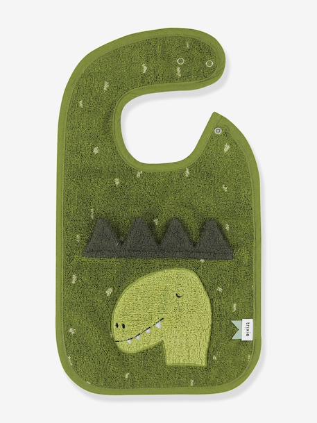Bavoir éponge tête animal vert - vertbaudet enfant 