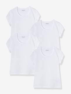 -Lot 4 T-shirts maillot de corps BASICS