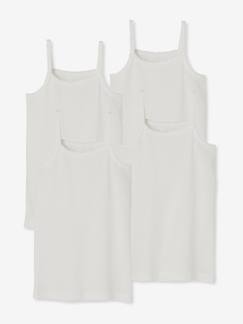 -Lot 4 débardeurs maillot de corps BASICS