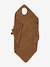Badcape ouder/baby cappuccino+grijsblauw+karamel+okergeel+terracotta - vertbaudet enfant 