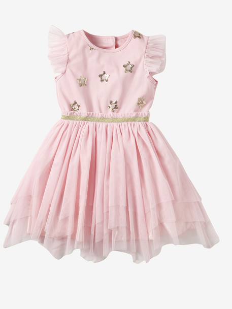 Verkleedjurk prinses Sterren blauw+rozen - vertbaudet enfant 