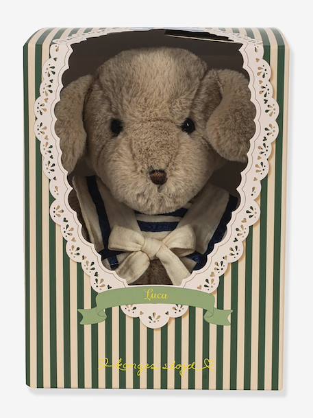 Luca sailor peluche chien marron - vertbaudet enfant 