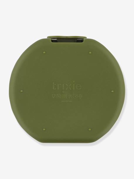 TRIXIE lunchbox met clip blauw+geel+groen+nude+sinaasappel - vertbaudet enfant 