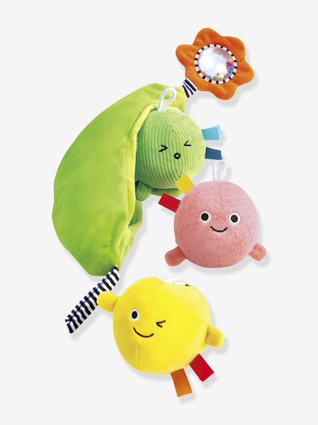 Rammelaar 3 erwtjes HAPE meerkleurig - vertbaudet enfant 