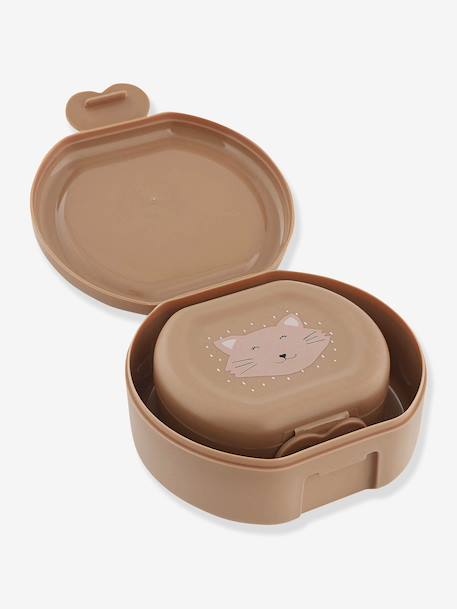 TRIXIE lunchbox met clip blauw+geel+groen+nude+sinaasappel - vertbaudet enfant 