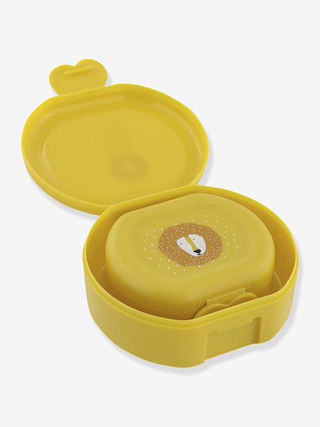 TRIXIE lunchbox met clip blauw+geel+groen+nude+sinaasappel - vertbaudet enfant 