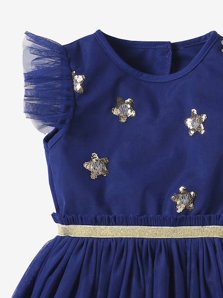 Verkleedjurk prinses Sterren blauw+rozen - vertbaudet enfant 