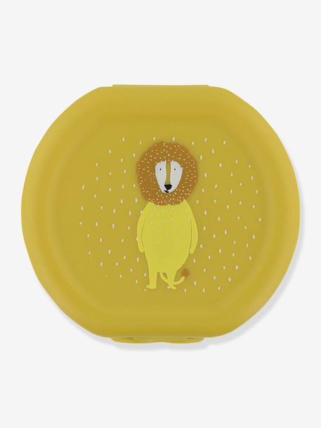 TRIXIE lunchbox met clip blauw+geel+groen+nude+sinaasappel - vertbaudet enfant 