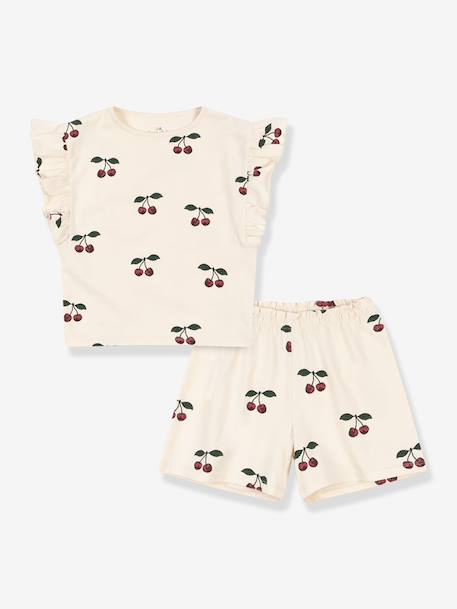 Fille-Ensemble-Ensemble t-shirt + short enfant Lin Set Gots
