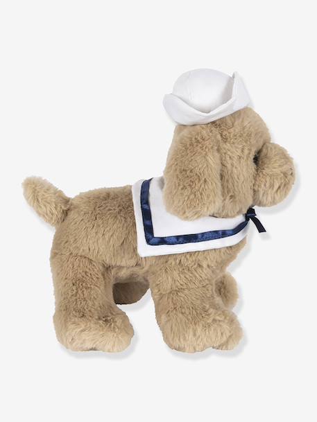 Peluche chien Milou et son coussin marron - vertbaudet enfant 