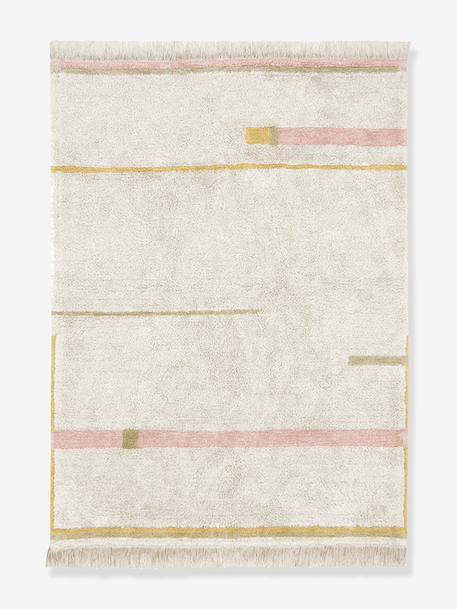 Tapis Lanes rayé rose - vertbaudet enfant 