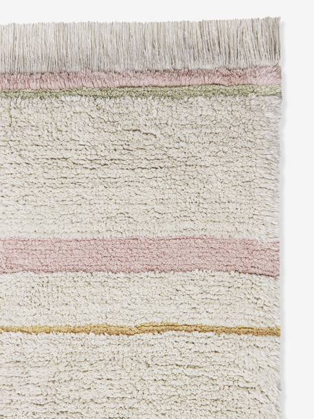Tapis Lanes rayé rose - vertbaudet enfant 